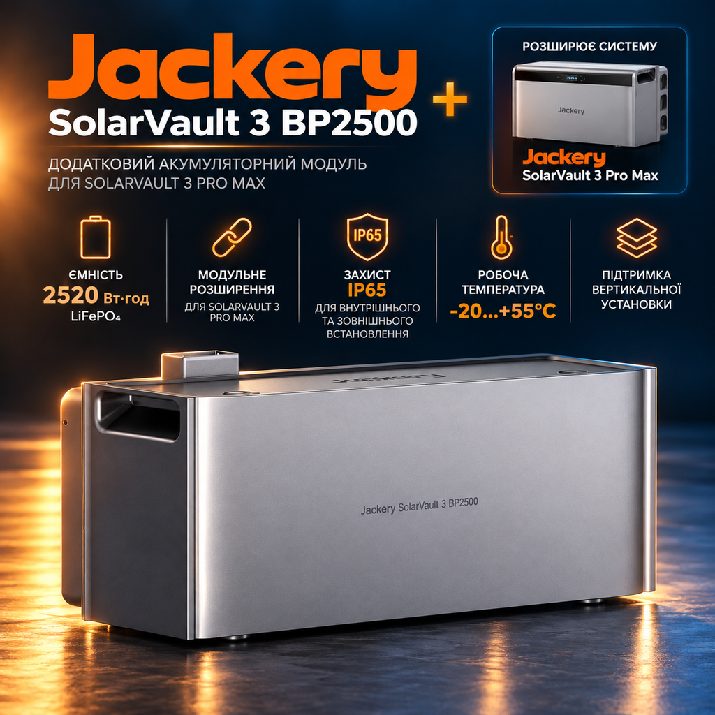 Jackery SolarVault 3 BP2500
